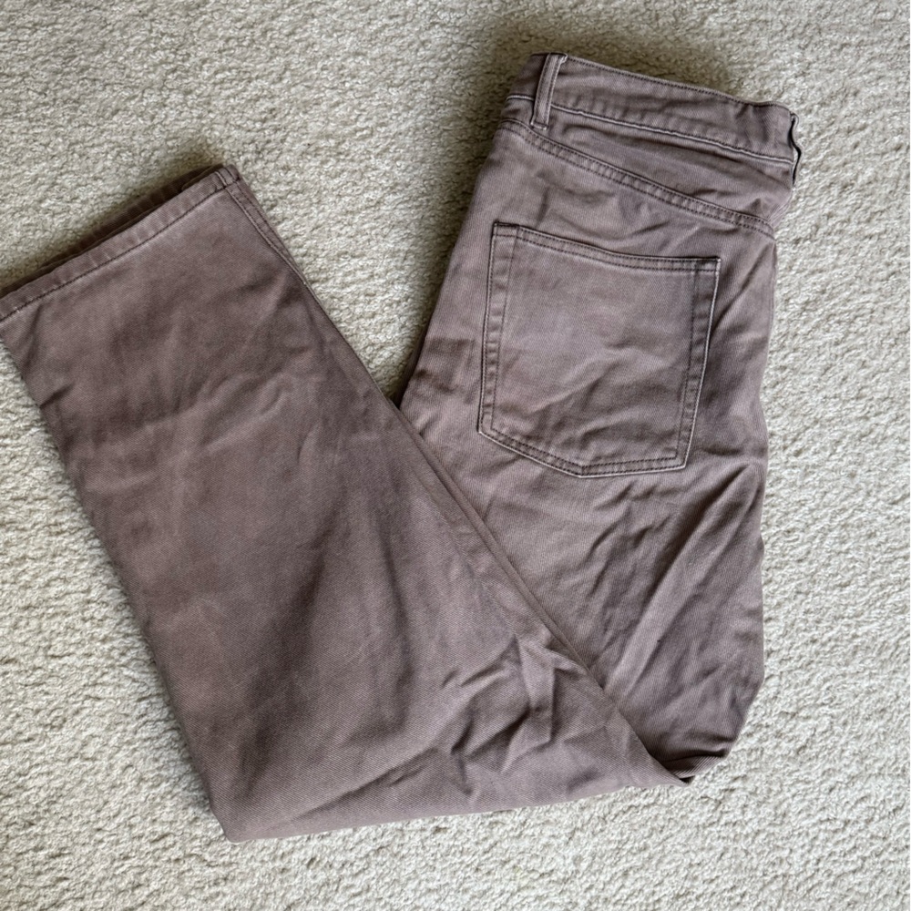 ASOS Men's Brown Straight-Leg Chinos